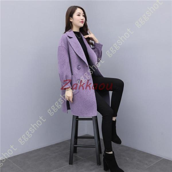 チェスターコート レディース 春 冬 アウター 厚手 ゆったり あったか ウール ロング コート ロングコート シングル テーラード 大きいサイズ 長袖 無地 厚手 チェスターコート レディース 秋 冬 アウター 厚手 ゆったり あったか