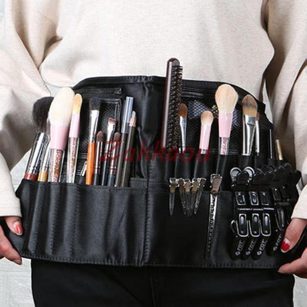 メイクブラシケース ウエストポーチ 化粧バッグ メイクウエストバッグ