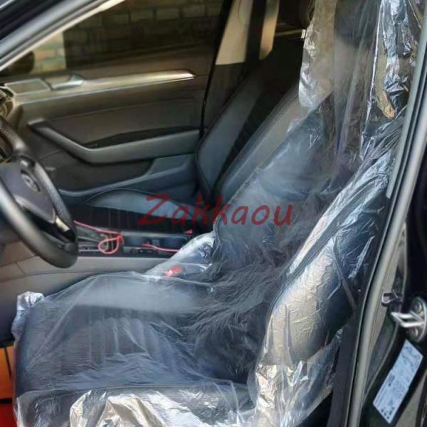 100枚 シートカバー ビニールカバー シート 車用 使い捨て 簡易 整備作業 汚れ防止 養生シートカバー 自動車 車 運転席 助手席 車検 修理 整備 納車 引越し