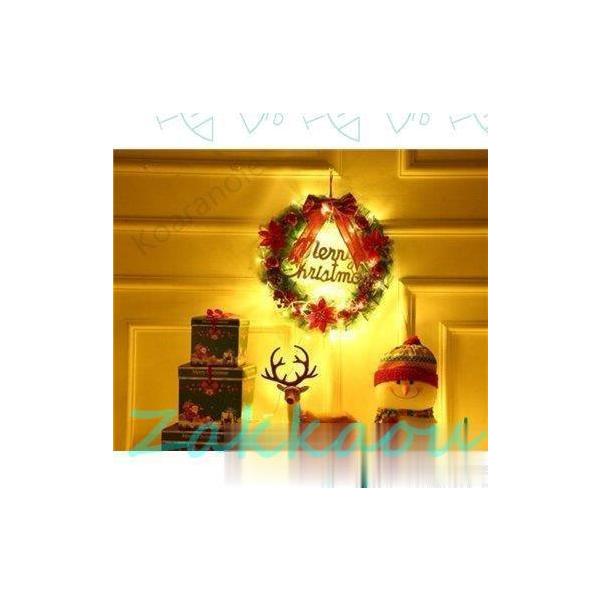 クリスマス飾り 可愛い 冬 壁掛け クリスマス オーナメント クリスマスツリー装飾 部屋 玄関 飾り 華やか デコレーション オーナメント クリスマス用品 ドアリース ドア店舗 庭園 壁飾り ガーランド バラ 人工造花 飾り デラックスリー...