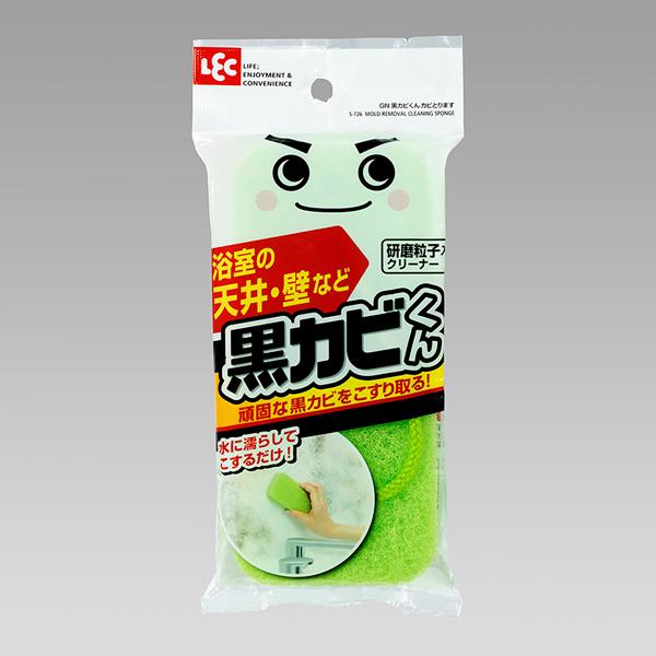 ○洗剤を使わず水にぬらしてこするだけでガンコなお風呂のカビがスッキリ取れる！     ○極細研磨剤入り。　 メーカー：レック　　サイズ：本体サイズ（約）：70×20×150mm 　※注意事項：