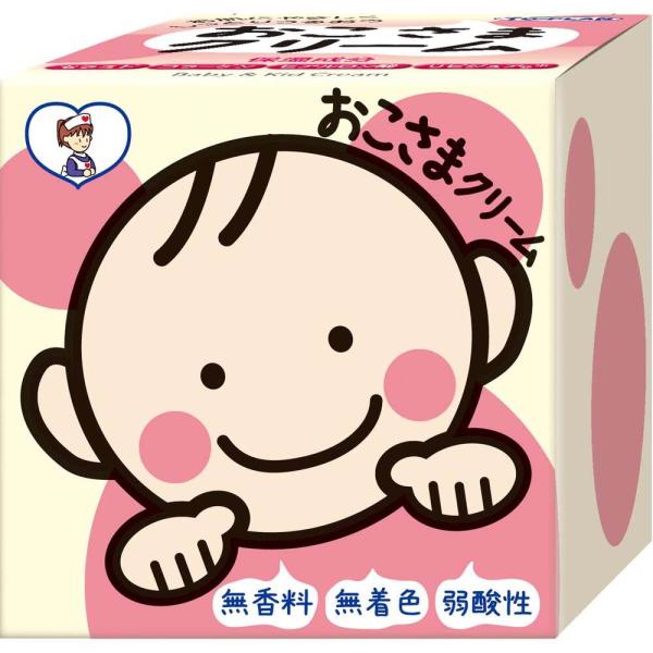お肌にやさしい成分たっぷりのおこさまクリーム！！かさかさお肌になりやすい、お子さまの素肌にしっとりなじみ、べたつかない保湿クリームです。乾燥による肌荒れを防ぎ、お肌にうるおいを与えキメを整えます。●お肌にやさしい独特のしっとりした仕上がりの...