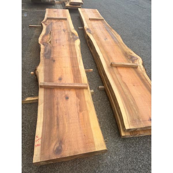 4-1256【4枚まとめ売り】長25825-7ミン）銘木 杉スギ 椙 杢 カウンター