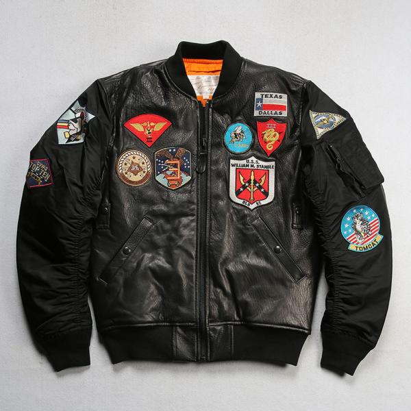 【最終価格】 羊革 レザージャケット 本革 ライダース フライトジャケット L 本革ジャケット フライトジャケット レザージャケット 羊革 革ジャン