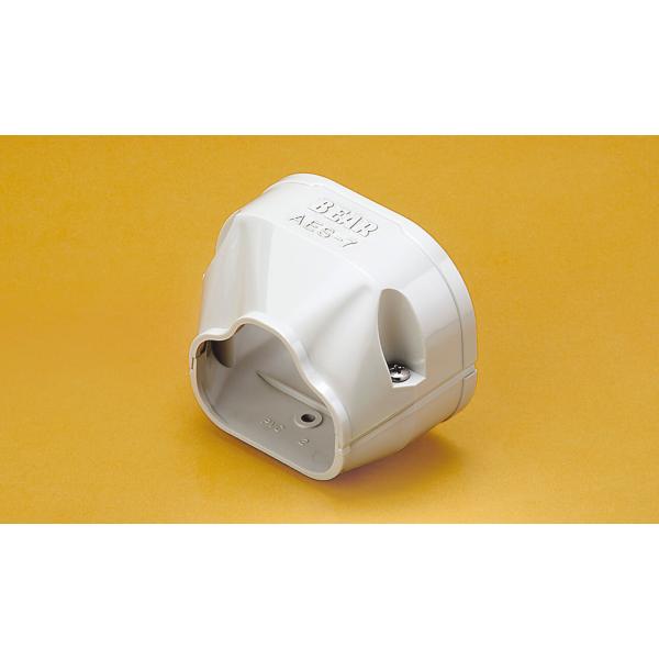 バクマ工業 エアコン配管用化粧カバー スマートダクト用端末カバー AES