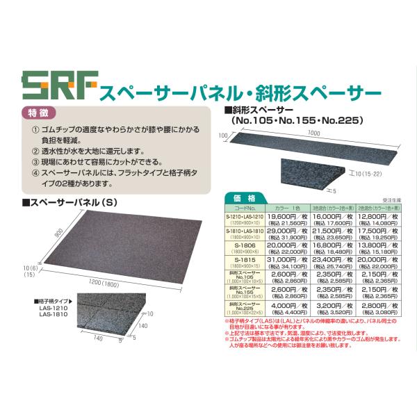 在庫限り特価】サンフロア工業 スペーサーパネル S1810 1色