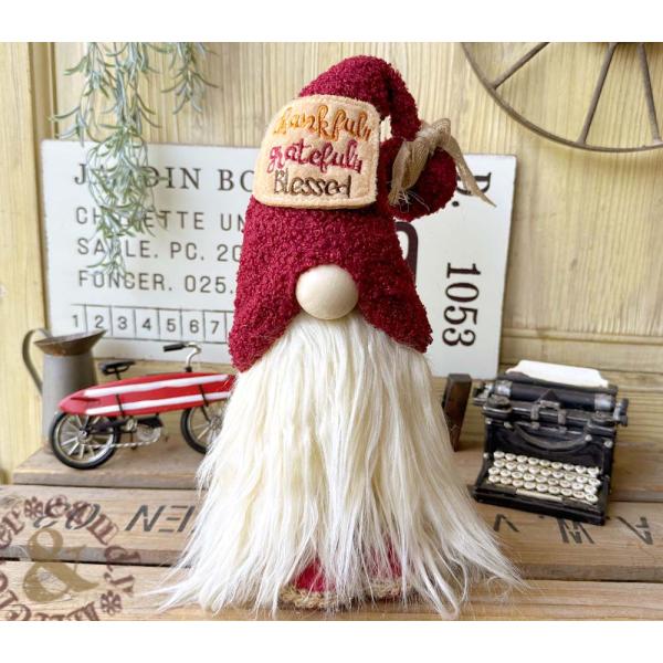 トムテ レッドノーム ワッペン /ノーム 小人 妖精 置物 かわいい