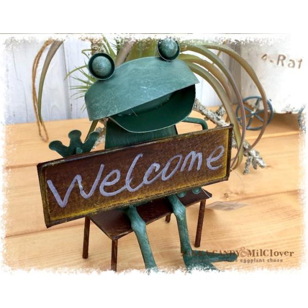 ブリキのカエル Welcome カエル かえる 置物 かわいい 可愛い 動物 置物 ナチュラル ガーデン ガーデン雑貨ガーデニング Buyee Buyee Japanese Proxy Service Buy From Japan Bot Online