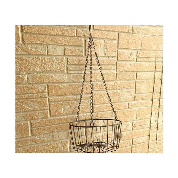 アンティーク調 ワイヤー吊りカゴ ハンギング 小物入れ バスケット ナチュラル キッチン インテリア Ume r 雑貨zakka Candy 通販 Yahoo ショッピング