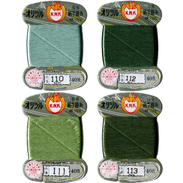 絹糸 オリヅル印 カナガワ 絹 糸 40 9号 40m カード 110 112 111 113 緑 グリーン 深緑 みどり カーキ 若草色 水色 糸 地縫い 手縫い糸 Buyee Buyee Japanese Proxy Service Buy From Japan