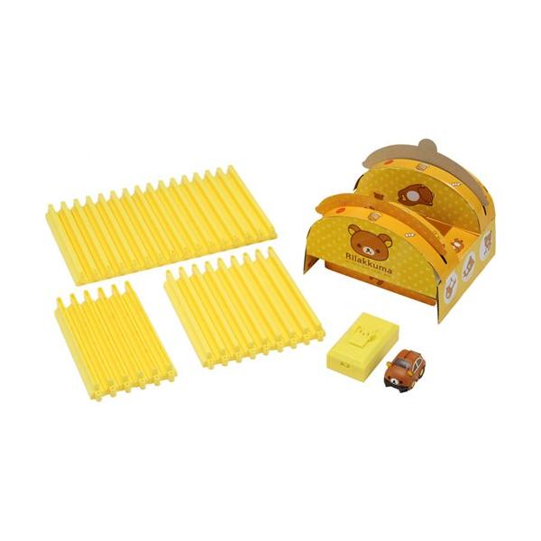 リラックマ Q-eyes 自動走行 チョロQ / コースガレージ 3個セット タカラトミー（TAKARA TOMY） キューアイズ チョロQ Q-eyes（キュー