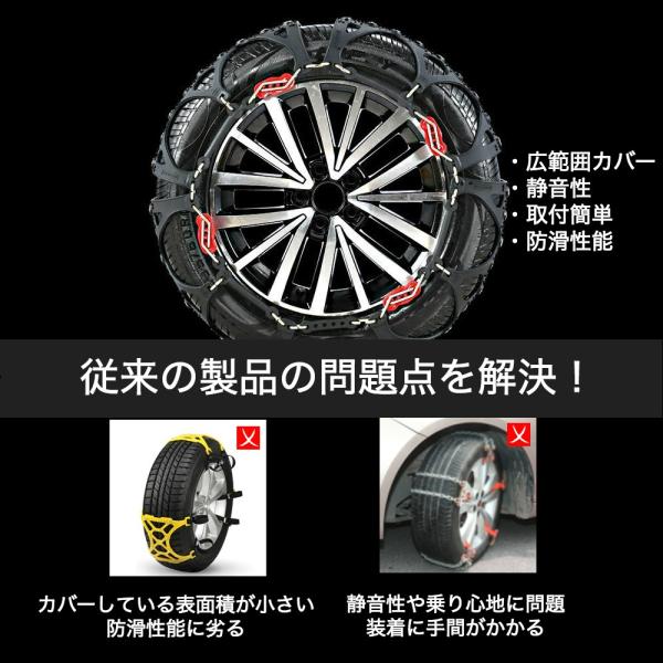 タイヤチェーン 155 65 R14 非金属 非金属タイヤチェーン スノーチェーン 簡単 ジャッキアップ不要 付け方 動画送付 即納可 155 65r14 Buyee Buyee Japanese Proxy Service Buy From Japan Bot Online