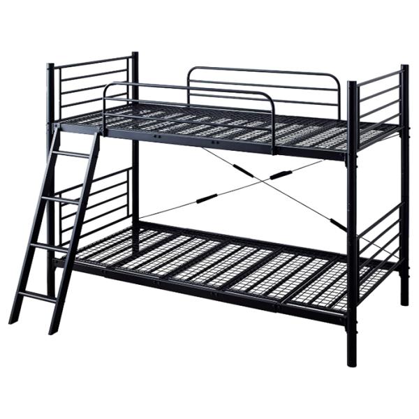 シンプルなデザインがどんなお部屋にも合う二段ベッドです。大人でも安心して使用できる、各段の耐荷重は300kgです。マットレスの厚みに配慮した高めのサイドガードで、動きが活発なお子様も安心です。上下分割が可能で、二段ベッドだけでなく、キングベ...