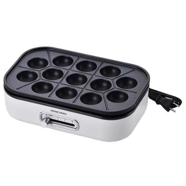 1〜2人用にちょうどいい電気たこ焼き器。温度調節付きで調理から保温まで可能。およそA4サイズで場所を取らずに調理できるので、調理しながら熱々を食べられます。プレートはフッ素樹脂加工でお手入れ簡単。着脱式プレートで丸洗いOK。▼ 本体サイズ(...