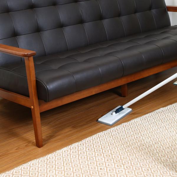 ソファ ソファー 3人掛け レザー 幅170 カフェ風 バイキャストレザー