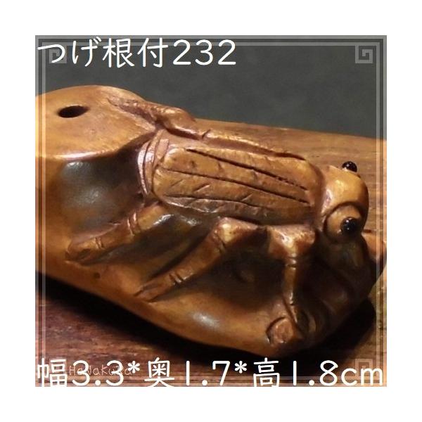 木彫り印籠　拓植　蝉と蝉根付 柘植根付 置物 蝉(セミ) 黄楊繊細彫刻 木製。 - メルカリ
