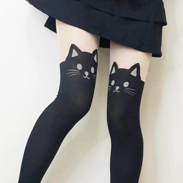 メール便送料無料 フェイクニーハイ タイツ ネコ 猫 ストッキング コスプレ メール便可 Buyee 日本代购平台 产品购物网站大全 Buyee一站式代购 Bot Online