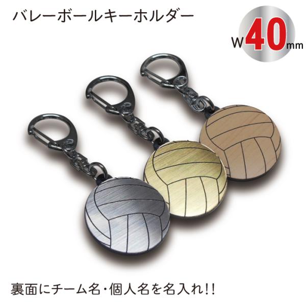 NEW】【SGW40】バレー ボール キーホルダー W40mm 名入れ アクセサリー