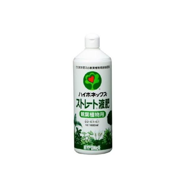 他サイト： 液体肥料 ハイポネックス ストレート液肥 観葉植物用 600ml【ハイポネックス 液肥 4977517168027】の商品画像