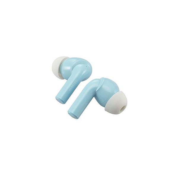 ワイヤレスヘッドホン エレコム 完全ワイヤレスBluetoothヘッドホン LBT-TWS15BU ブルー オーディオ