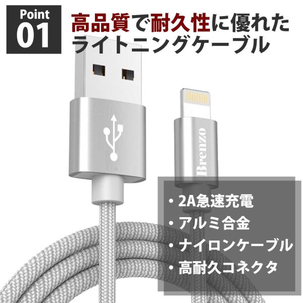 Iphone 充電ケーブル ライトニングケーブル 充電器 コード 1m 急速充電 断線防止 Iphonex Iphone8 Iphone7 Ipad モバイルバッテリー 強化ナイロン アルミ合金 Buyee Buyee Japanese Proxy Service Buy From Japan Bot Online