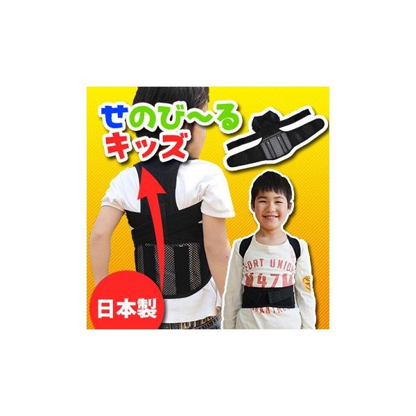 せのび〜る キッズ(5〜10歳 キッズ 9〜13歳 ジュニア サイズ 子供 姿勢