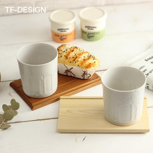 TF-DESIGN リバーシブル カフェ トレイ(木製 小さい トレイ 美容室