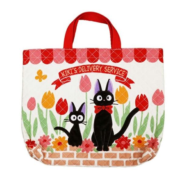 魔女の宅急便 キルト レッスンバッグ ジジとチューリップ キャラクター