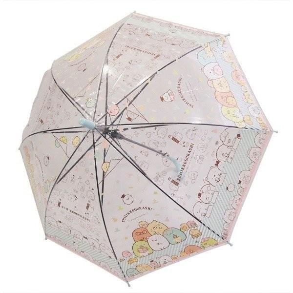 すみっコぐらし 透明poe子供傘 180ブルー 50cm キッズ傘 ビニール傘 キッズアンブレラ サンエックス かわいい おしゃれ 安全 透明傘 通学 通園 Zakka Off 通販 Yahoo ショッピング