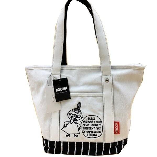 ムーミン 帆布 刺繍 手提げバッグ ミイ ブラック サブバッグ ランチバッグ トートバッグ 丈夫 北欧 キャンパスバッグかわいい おしゃれ Zakka Off 通販 Yahoo ショッピング