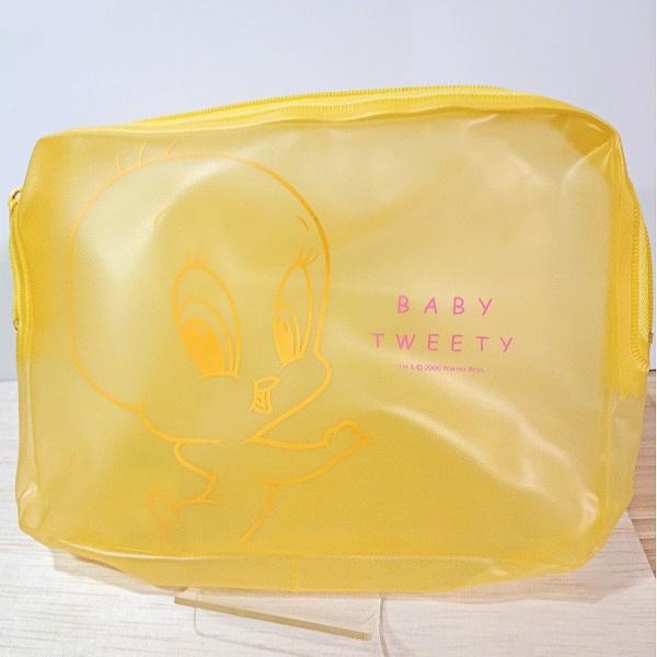 ベビー トゥイーティー クリアポーチ M（イエロー）00459/ルーニー