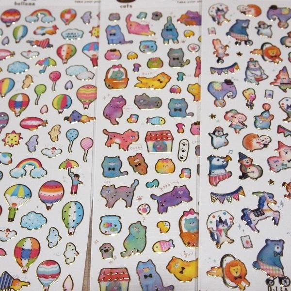 プチキラマークシール プチシール 6枚セット s サーカス バルーン どうぶつ 人々 ハート ねこ s 雑貨のぱんぷきん 通販 Yahoo ショッピング