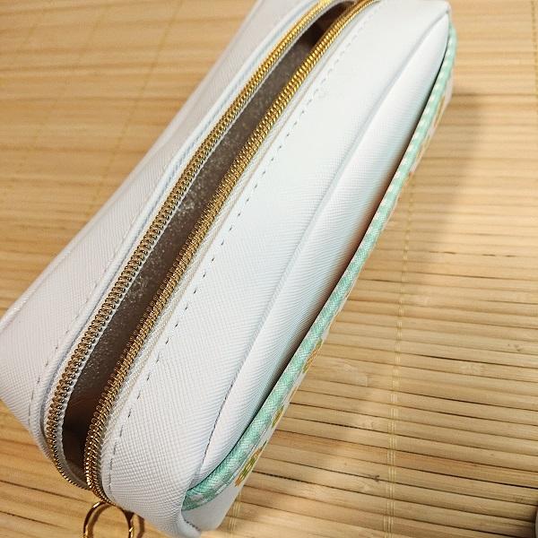 スリムタイプ ペンケース（レトロひまわり）108386/筆箱 後ろ面に