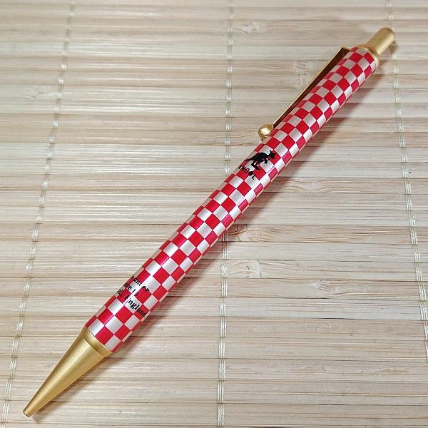 KANGOL（カンゴール） シャープペン 0.5ミリ（レッド×ゴールド_市松