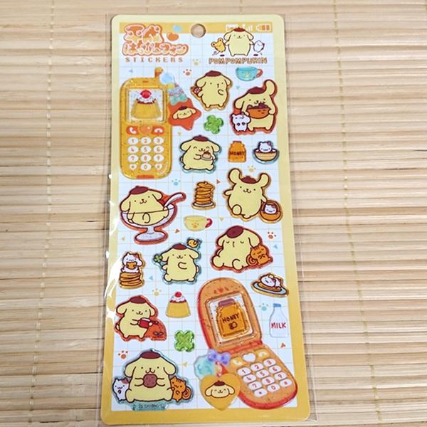 ポムポムプリン シール 平成はっぴーフォン ステッカーズ137358