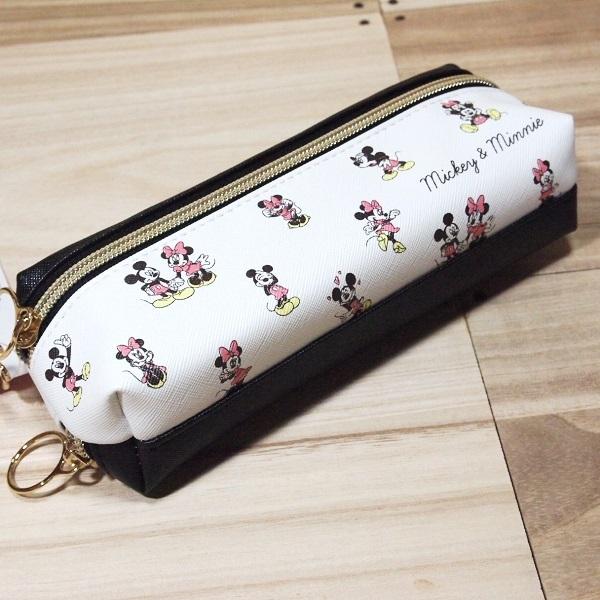 上下に収納 ディズニー ミッキー フレンズ 2ルームペンケース コンパクト筆箱 Disney 雑貨のぱんぷきん 通販 Yahoo ショッピング