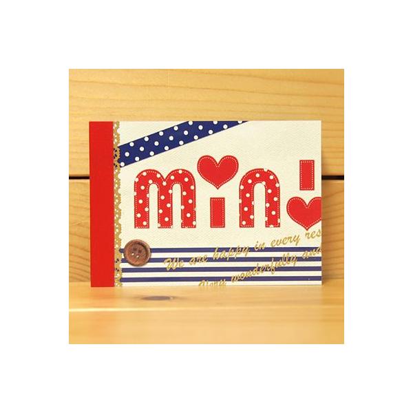 min!のとってもキュートなミニメモです。サイズ：H88×W63mm 位中紙：2柄×50枚（計100枚）＜発送方法について＞ネコポス便・ゆうパケット便での発送もOKです。