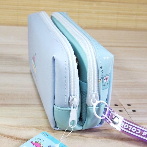 新仕様 オープン ツイン ファスナー ペンケース（ラバーズアンドカラー