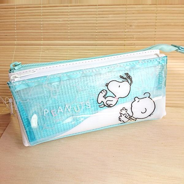 SNOOPY（スヌーピー） 三角フラップ ペンケース（波にぷかぷか）305573