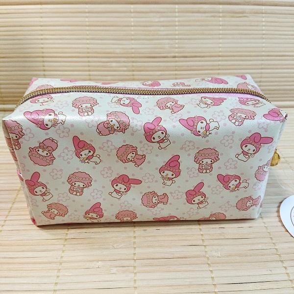 マイメロディ コスメポーチ BOXペンポーチ（チラシ/アイボリー）40周年