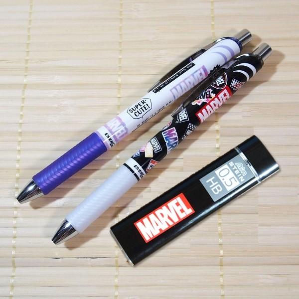 マーベル Marvel エナージェルシャープペン 柄違い2本 替え芯のセット 50479 80 書きやすい 50479 80 雑貨のぱんぷきん 通販 Yahoo ショッピング