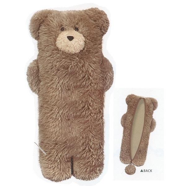 モコモカ くまのぬいぐるみ フラットペンポーチ モカ ラテカラー もこもこ 雑貨のぱんぷきん 通販 Yahoo ショッピング