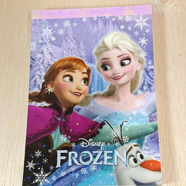 ディズニー アナと雪の女王 A6サイズ メモ帳（三人）メモパット 60292/4柄入り Disney