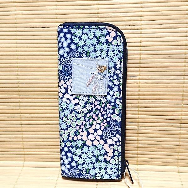 フェアリーテイル スタンド型 マルチフラットポーチ/69424 花柄