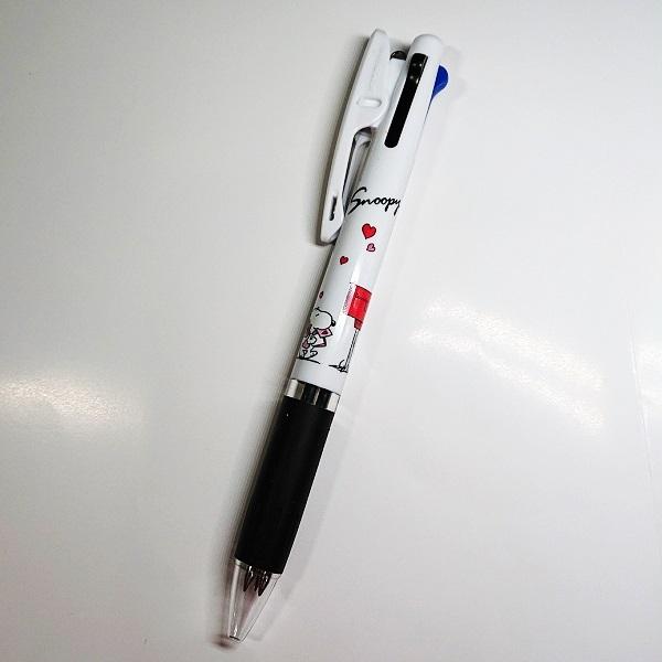 スヌーピー ジェットストリーム 3色ボールペン+替芯3本（赤青黒/0.5mm 