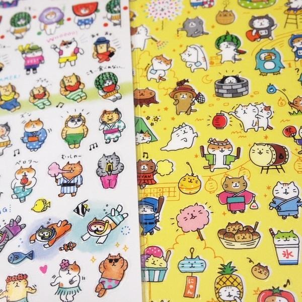 癒しキャラ ごろごろにゃんすけ ぴよこ豆 プチ夏のシール 4枚セット s 夏シリーズ スイカ 海 s 雑貨のぱんぷきん 通販 Yahoo ショッピング