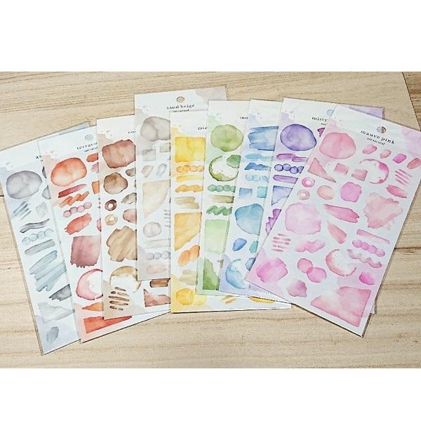  ʊG̋ŕ`悤ȃV[ SUI SAI SEAL 9_Zbg/80976s d˂ē\XebJ[