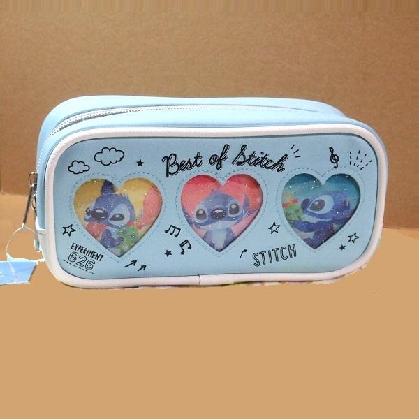 Disney スティッチ ウィンドウペンケース 478 ブルー ハートの窓 ディズニーキャラクター 478 雑貨のぱんぷきん 通販 Yahoo ショッピング