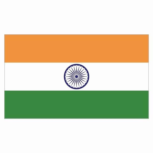 150x86mm インド India 国旗 ステッカー カッティングシート シール National Flag 国 旗 塩ビ製 :20220625018:ナチュラル雑貨 プロペラ 通販 インド (L) 国旗ステッカー