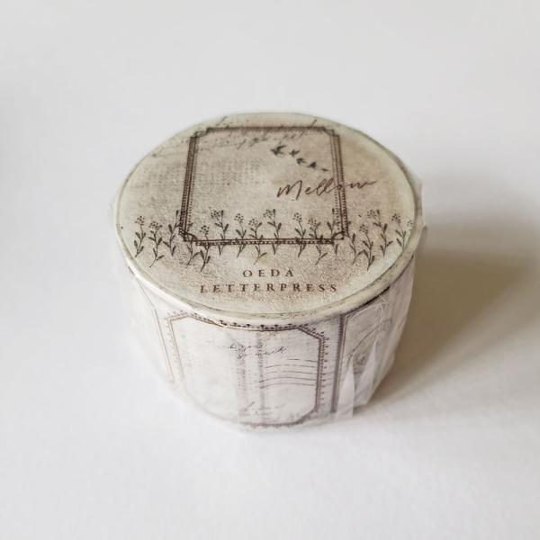 テープ幅:25mm×5m　　1巻　　　日本製　　大枝活版室さんのマスキングテープ